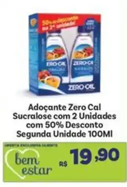 Covabra Supermercados Adoçante Zero Cal Sucralose oferta