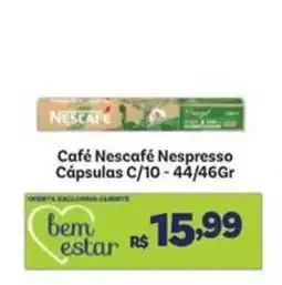 Covabra Supermercados Café Nescafé Nespresso Cápsulas C/10 oferta