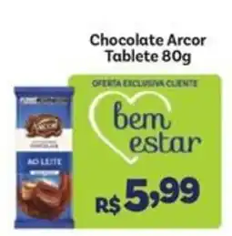 Covabra Supermercados Chocolate Arcor Tablete 80g oferta