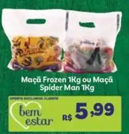 Covabra Supermercados Maçã Frozen 1kg ou Maçã Spider Man 1kg oferta