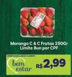 Covabra Supermercados Morango C & C Frutas oferta