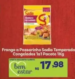 Covabra Supermercados Frango a passarinho sadia temperado oferta