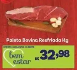 Covabra Supermercados Paleta Bovina Resfriada Kg oferta