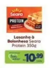 Covabra Supermercados Lasanha à Bolonhesa Seara Protein oferta
