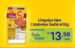 Covabra Supermercados Linguiça tipo Calabresa Sadia oferta