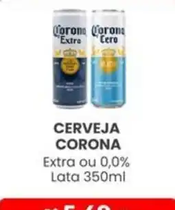 Higa Atacado Cerveja corona extra ou 0,0% oferta