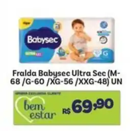 Covabra Supermercados Fralda babysec ultra sec oferta