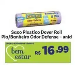 Covabra Supermercados Saco Plastico Dover Roll Pia/Banheiro Odor Defense oferta