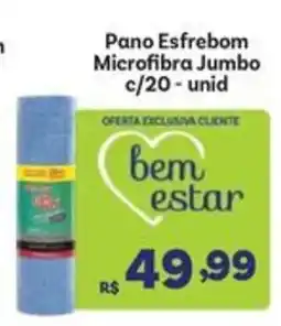 Covabra Supermercados Pano Esfregom Microfibra Jumbo oferta