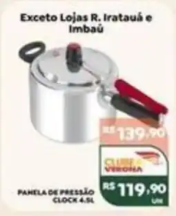 Verona Supermercados Panela de pressão clock 4.5l oferta