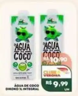 Verona Supermercados Água de coco dikoko 1l integral oferta