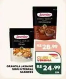Verona Supermercados Granola jasmine 180g integral sabores oferta