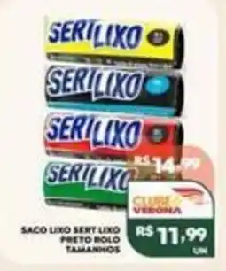 Verona Supermercados saco lixo sert lixo preto rolo tamanhos oferta