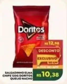 Verona Supermercados Salgadinho elma chips 120g doritos queijo nacho oferta