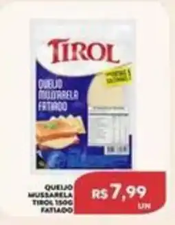 Verona Supermercados queijo mussarela tirol fatiado oferta