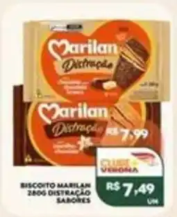 Verona Supermercados Biscoito marilan distração sabores oferta