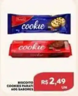 Verona Supermercados Biscoito cookies parati 60g sabores oferta