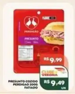 Verona Supermercados Presunto cozido perdigão fatiado oferta