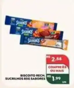 Verona Supermercados Biscoito recheado sucrilhos 85g sabores oferta