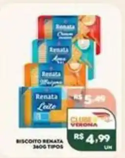 Verona Supermercados Biscoito renata 340g tipos oferta
