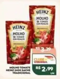 Verona Supermercados molho tomate heinz tradicional oferta