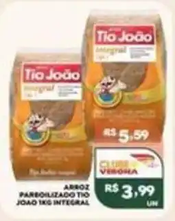 Verona Supermercados Arroz parboilizado tio joao 1kg integral oferta