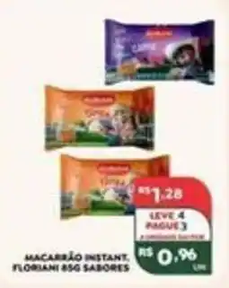 Verona Supermercados Macarrão instant floriani 85g sabores oferta
