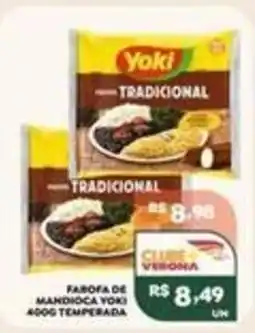 Verona Supermercados Farofa de mandioca yoki temperada oferta