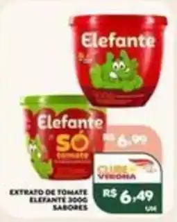 Verona Supermercados Extrato de tomate elefante 300g sabores oferta