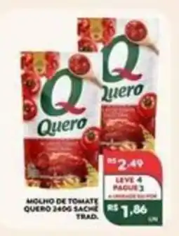 Verona Supermercados molho de tomate quero oferta