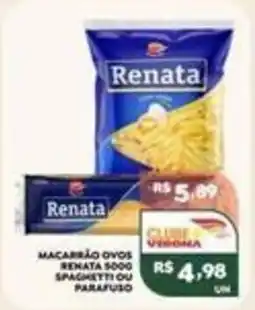 Verona Supermercados Macarrão ovos renata 500g oferta