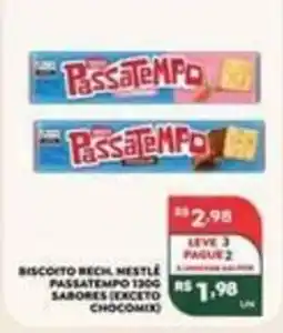 Verona Supermercados Biscoito reche Nestlé passatempo 130g sabores (exceto chocoxo) oferta