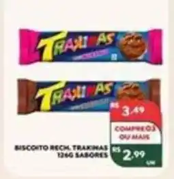 Verona Supermercados Biscoito reche trakinas 126g sabores oferta