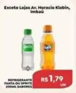 Verona Supermercados Refrigerante fanta ou sprite 200ml sabores oferta