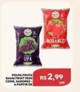 Verona Supermercados Polpa fruta baum fruit 100g oferta