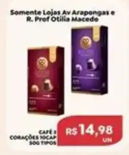 Verona Supermercados Café 3 corações 10cap oferta