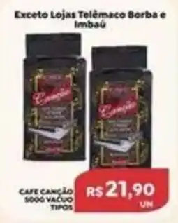 Verona Supermercados Cafe canção tipos oferta