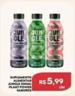 Verona Supermercados Suplemento alimentar jungle 500ml plant power sabores oferta