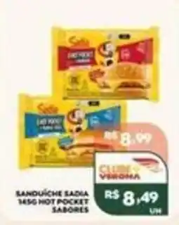 Verona Supermercados Sanduíche sadia 145g hot pocket sabores oferta