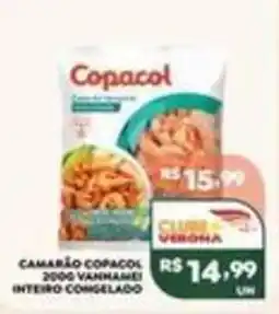 Verona Supermercados Camarão copacol 2000 vannamei inteiro conselado oferta