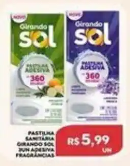Verona Supermercados Pastilha sanitária girando sol 3un adesiva fragrâncias oferta