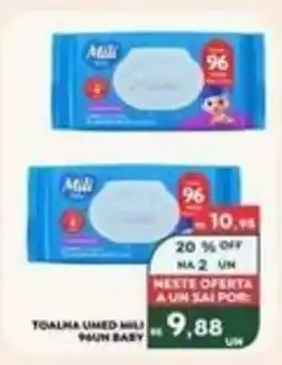 Verona Supermercados toalha umed mila 96un baby oferta