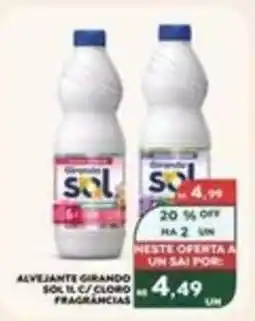 Verona Supermercados alvejante girando sol il c/ cloro fragrancias oferta