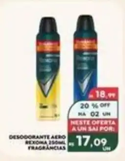 Verona Supermercados Desodorante aero rexona 250ml fragrancias oferta