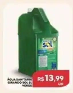 Verona Supermercados Água sanitária girando sol sl verde oferta