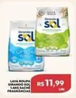Verona Supermercados Lava roupa girando sol long sachê fragrâncias oferta
