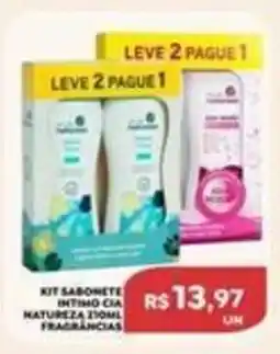Verona Supermercados Kit sabonete íntimo cia natureza 210ml fragrancias oferta
