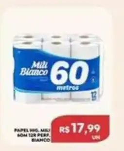 Verona Supermercados Papel hig. mili 60m 12r perf. branco oferta