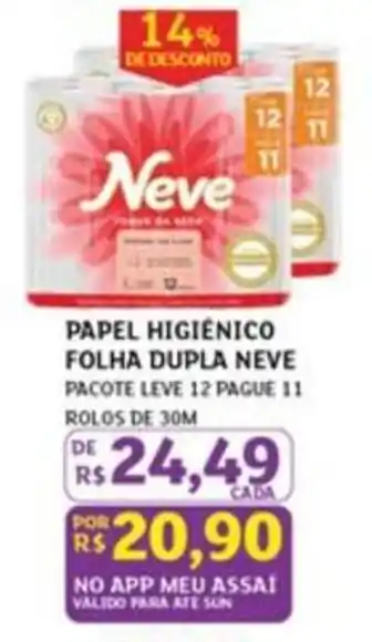 Papel higiênico folha dupla neve