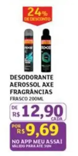 Assaí Atacadista Desodorante aerossol axe fragrâncias oferta